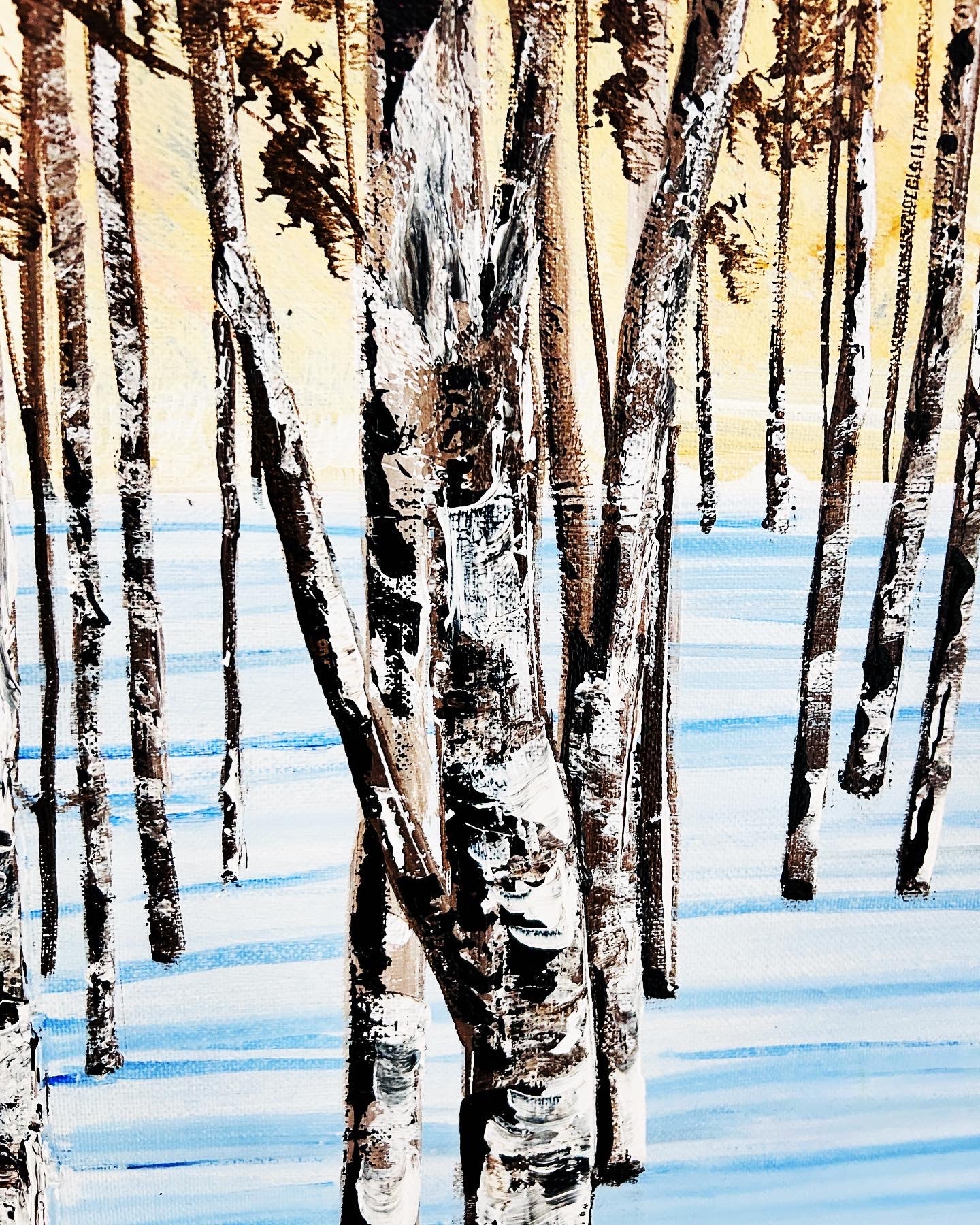 Winter, original painting