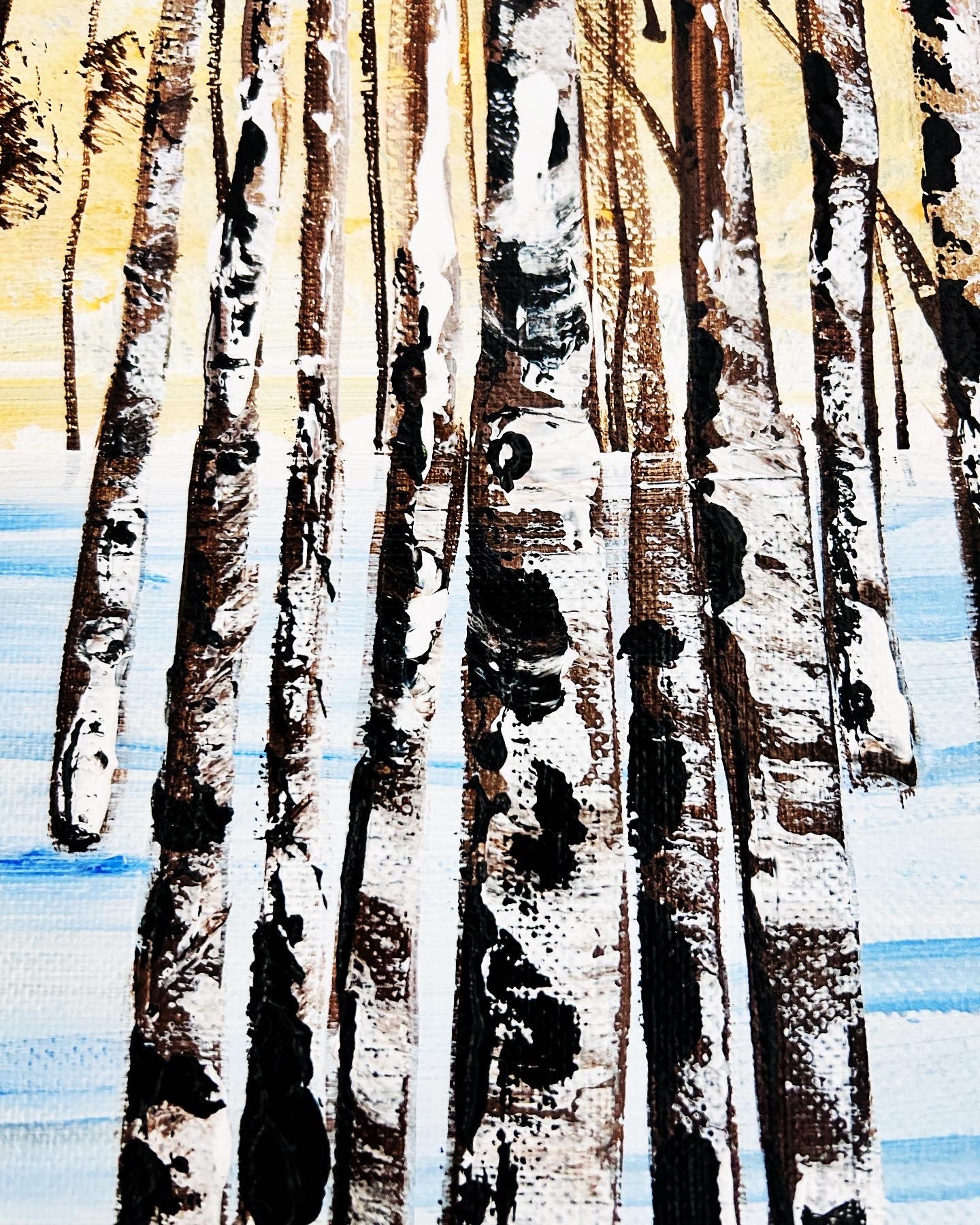 Winter, original painting
