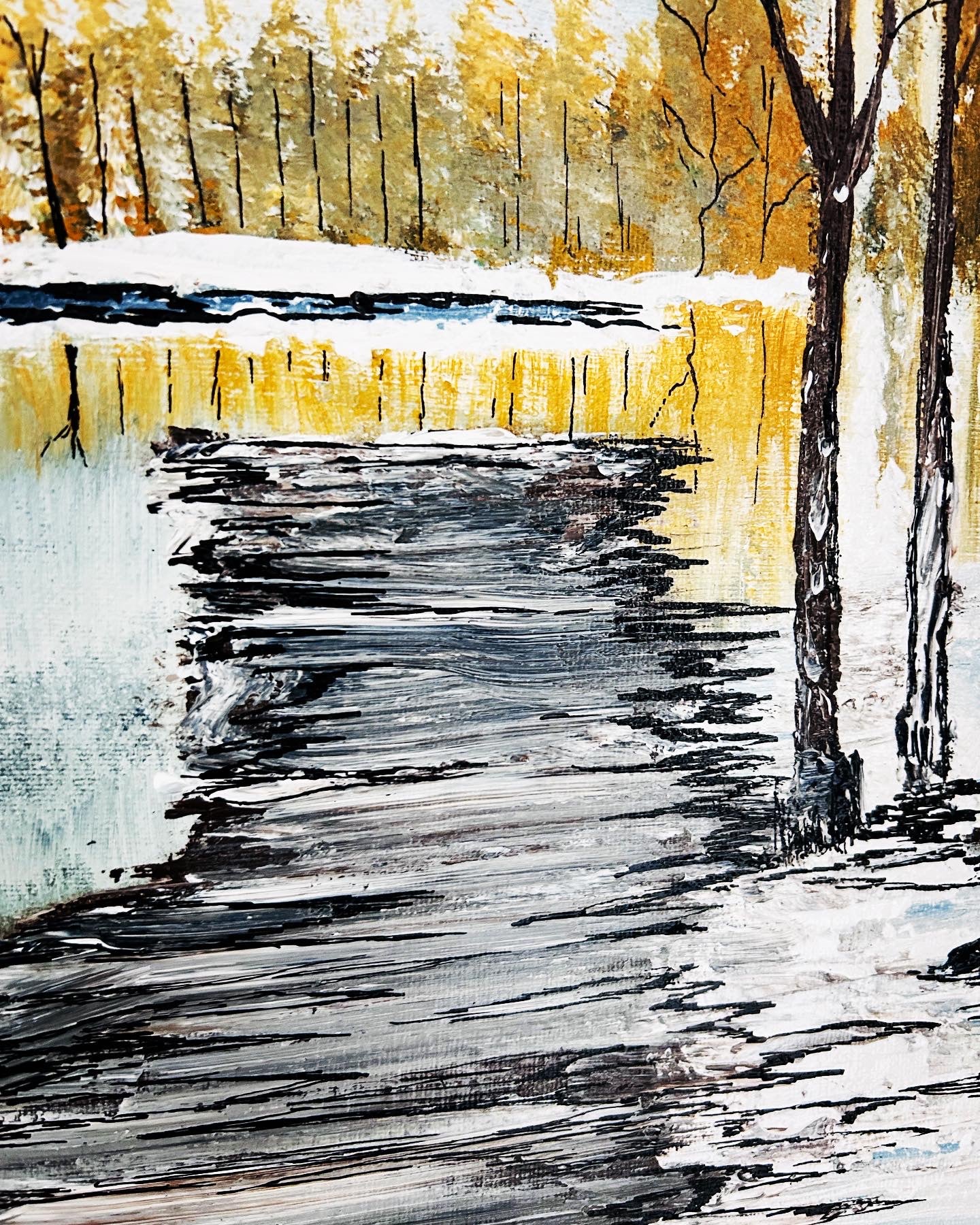 Shadows, original painting