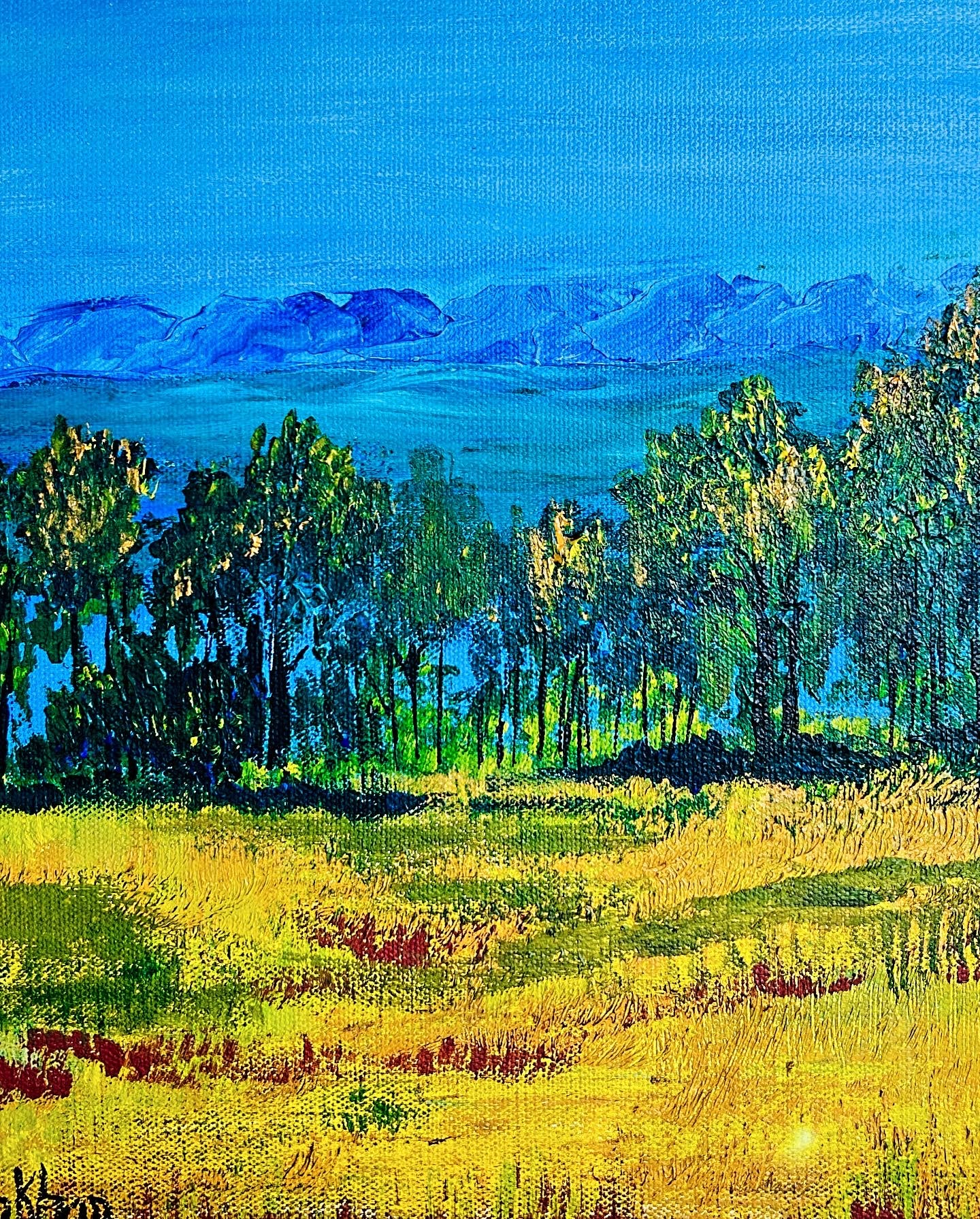 Immensity in view, original painting