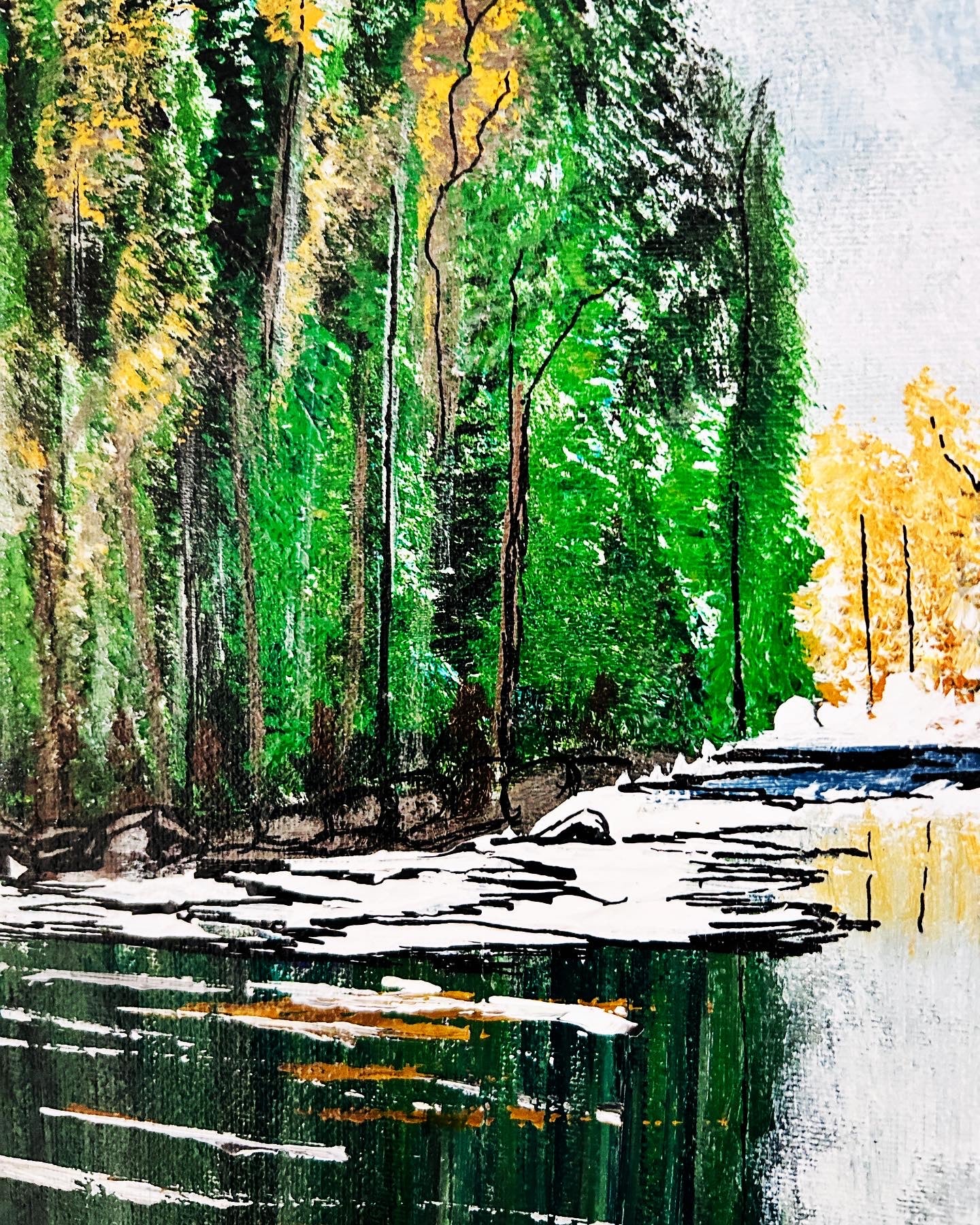 Shadows, original painting