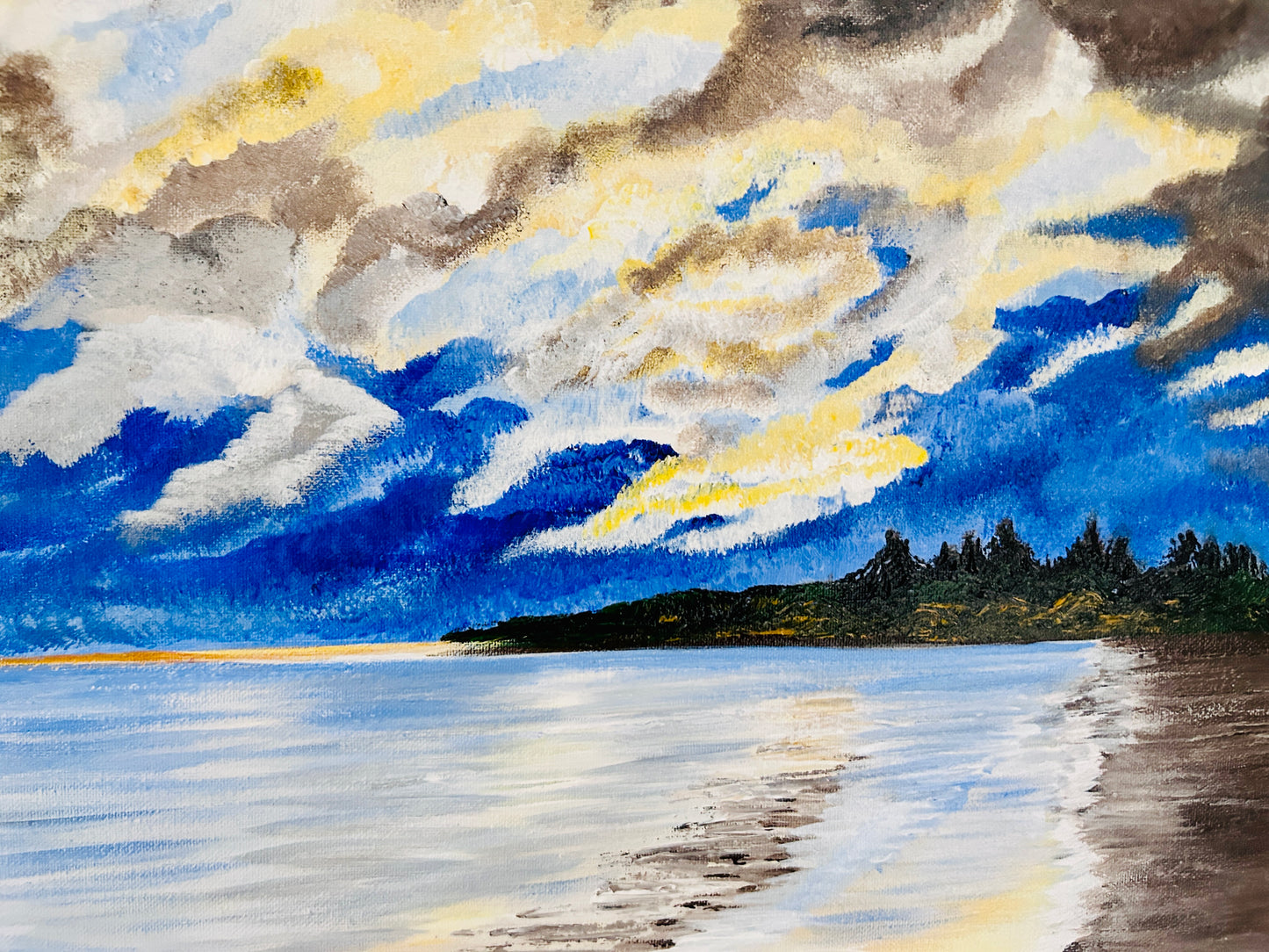 Peaceful place, painting
