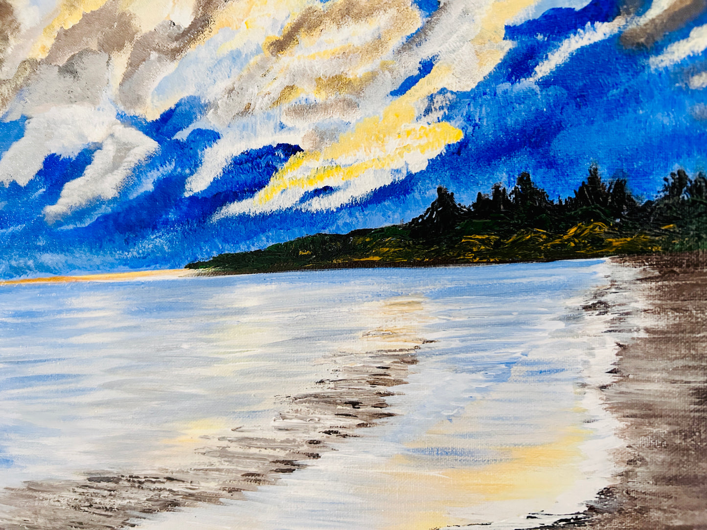 Peaceful place, painting