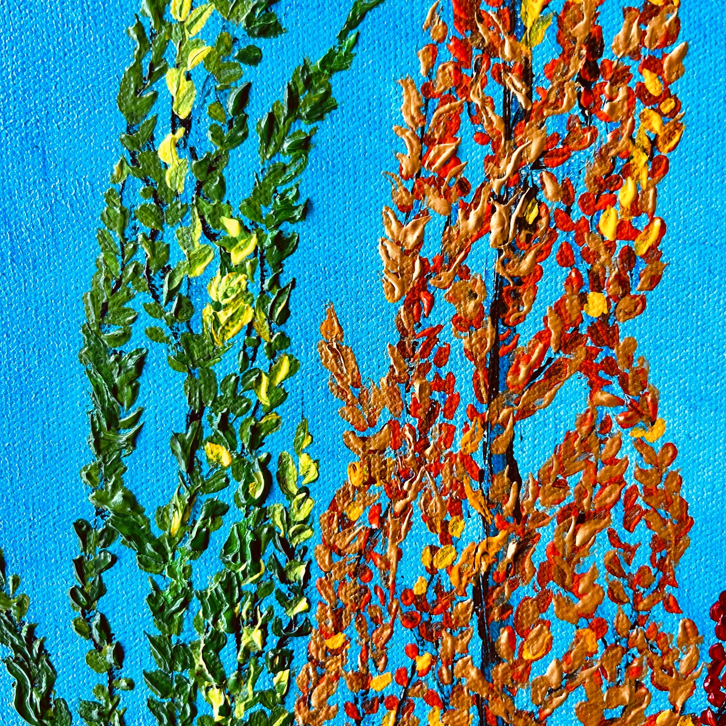 Season of fall, original painting