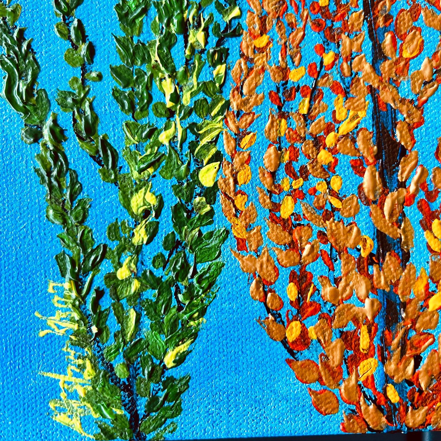 Season of fall, original painting
