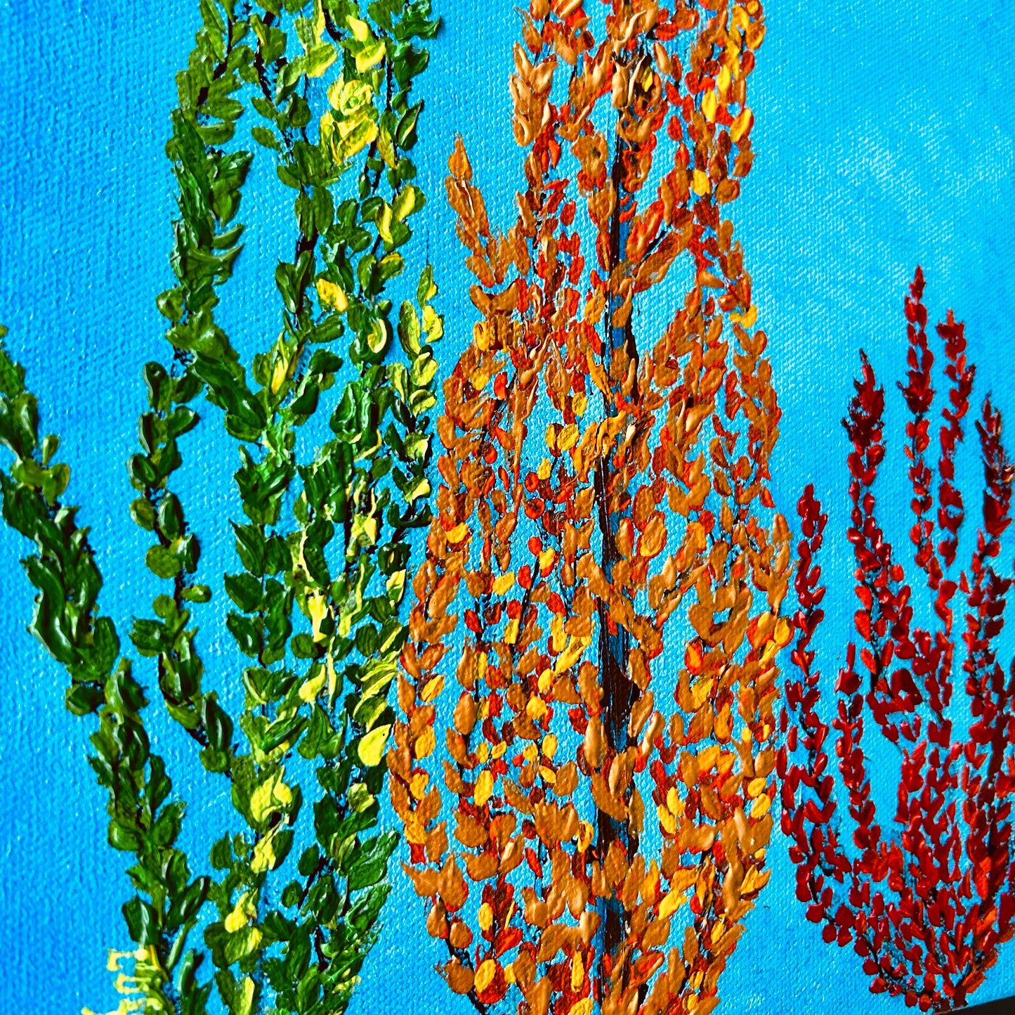 Season of fall, original painting