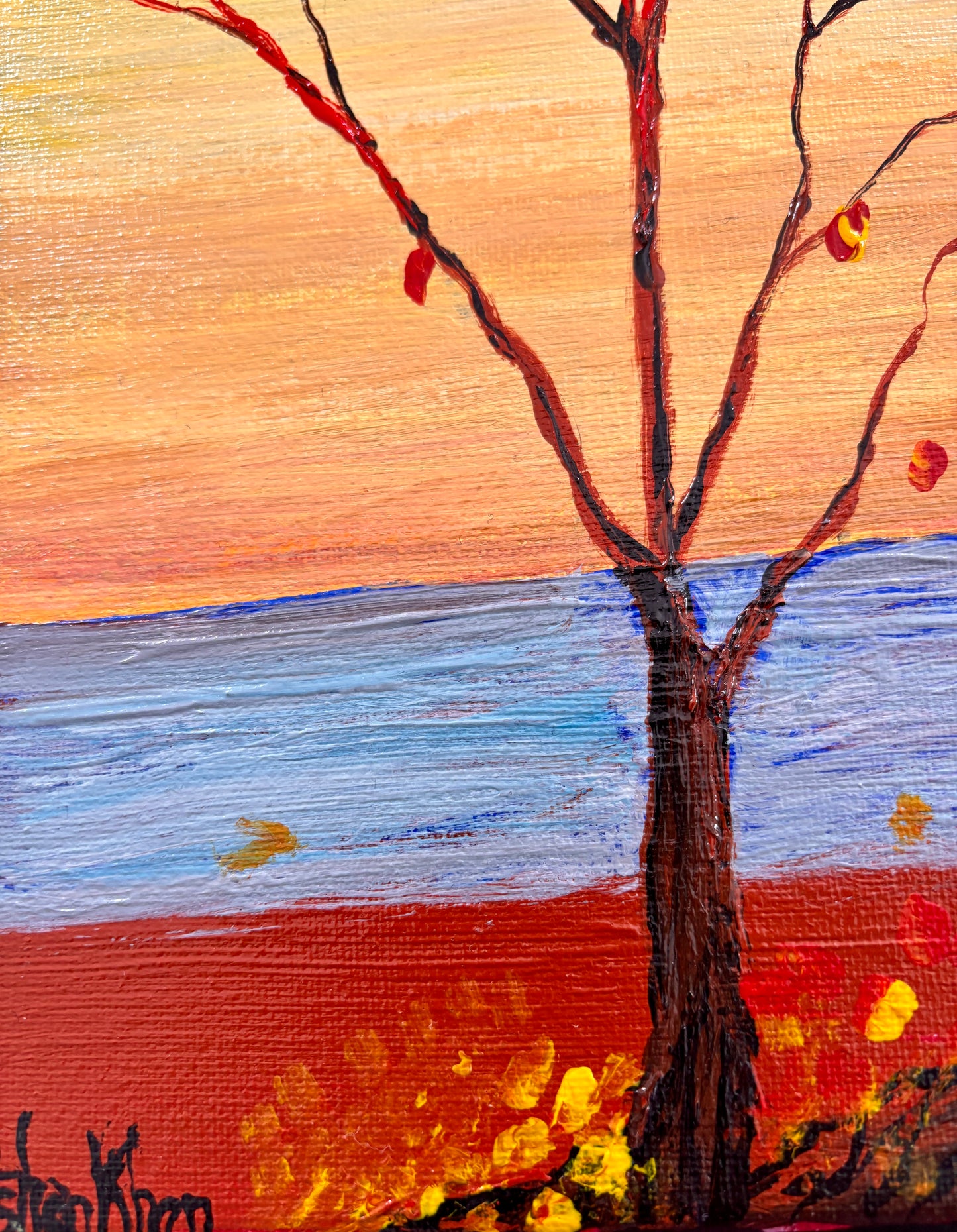 Two Brave Souls, original Painting