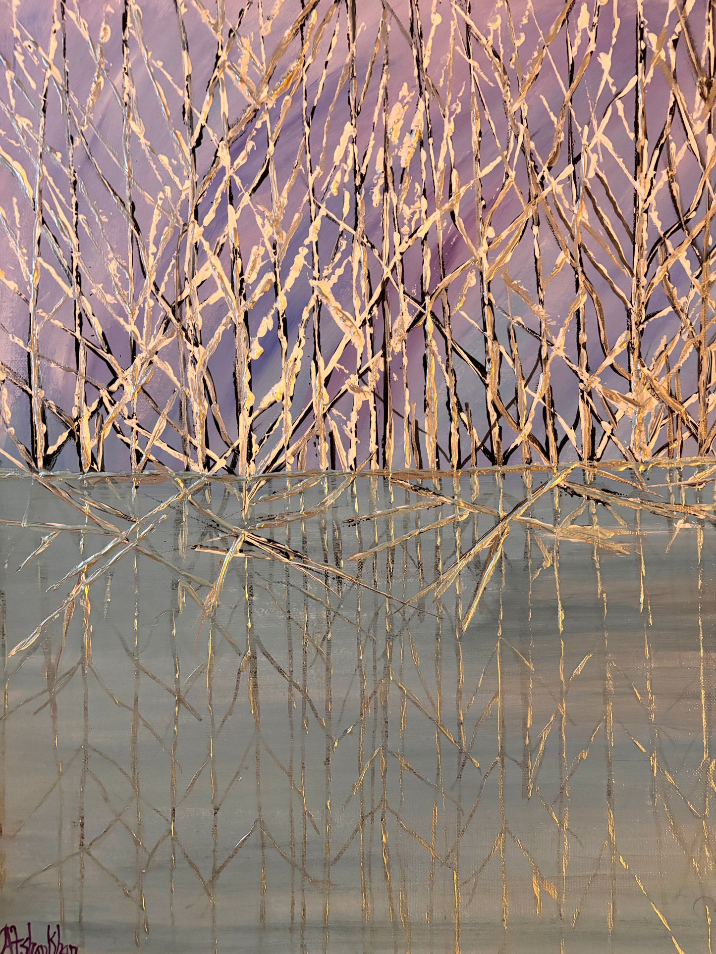 Frozen, 20x16” original painting