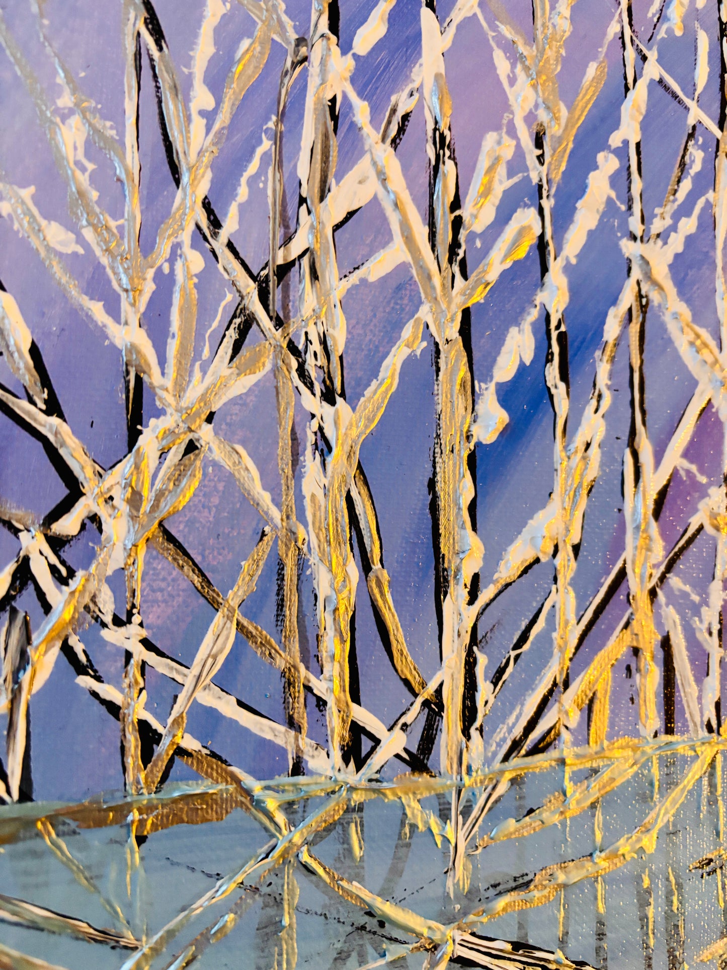 Frozen, 20x16” original painting