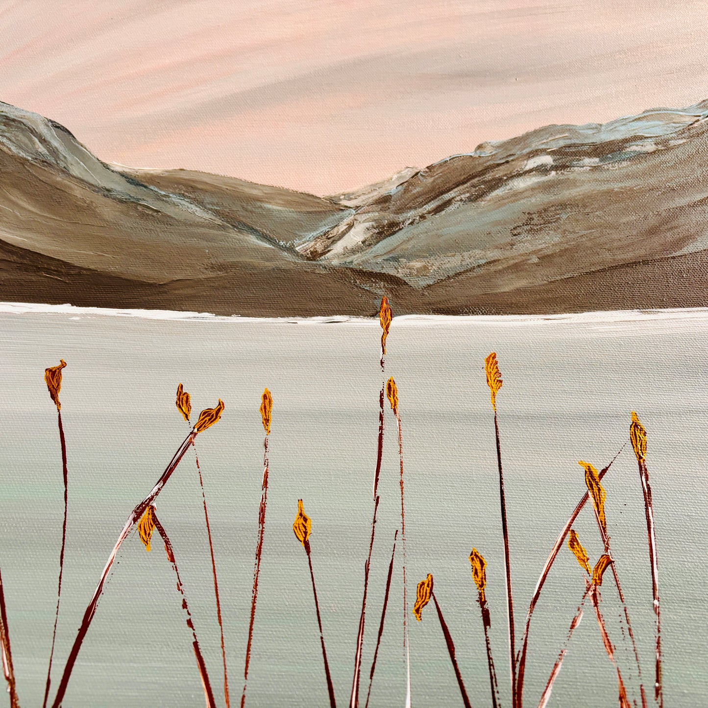 Lake Louise beauty, 16x16” original painting