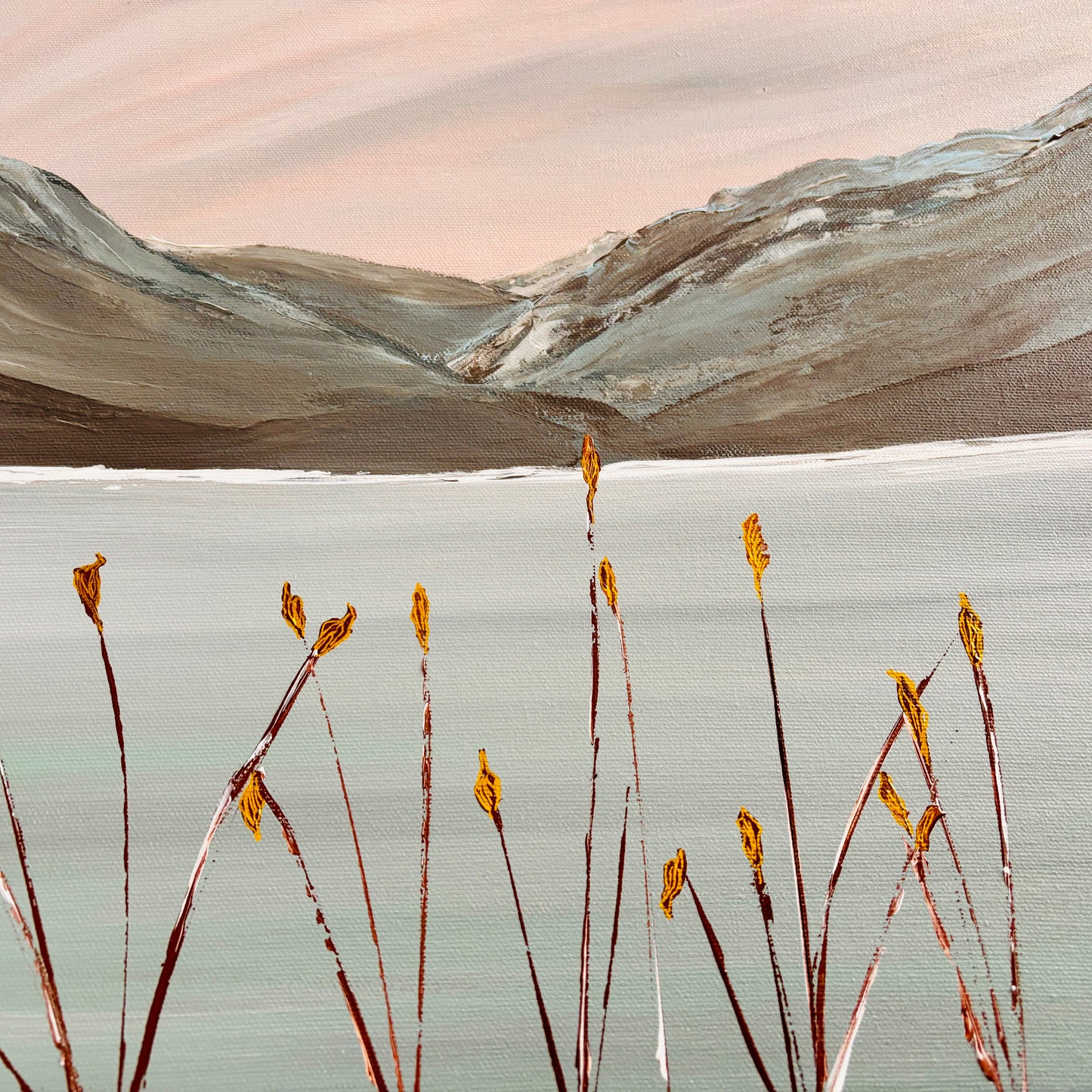 Lake Louise beauty, 16x16” original painting