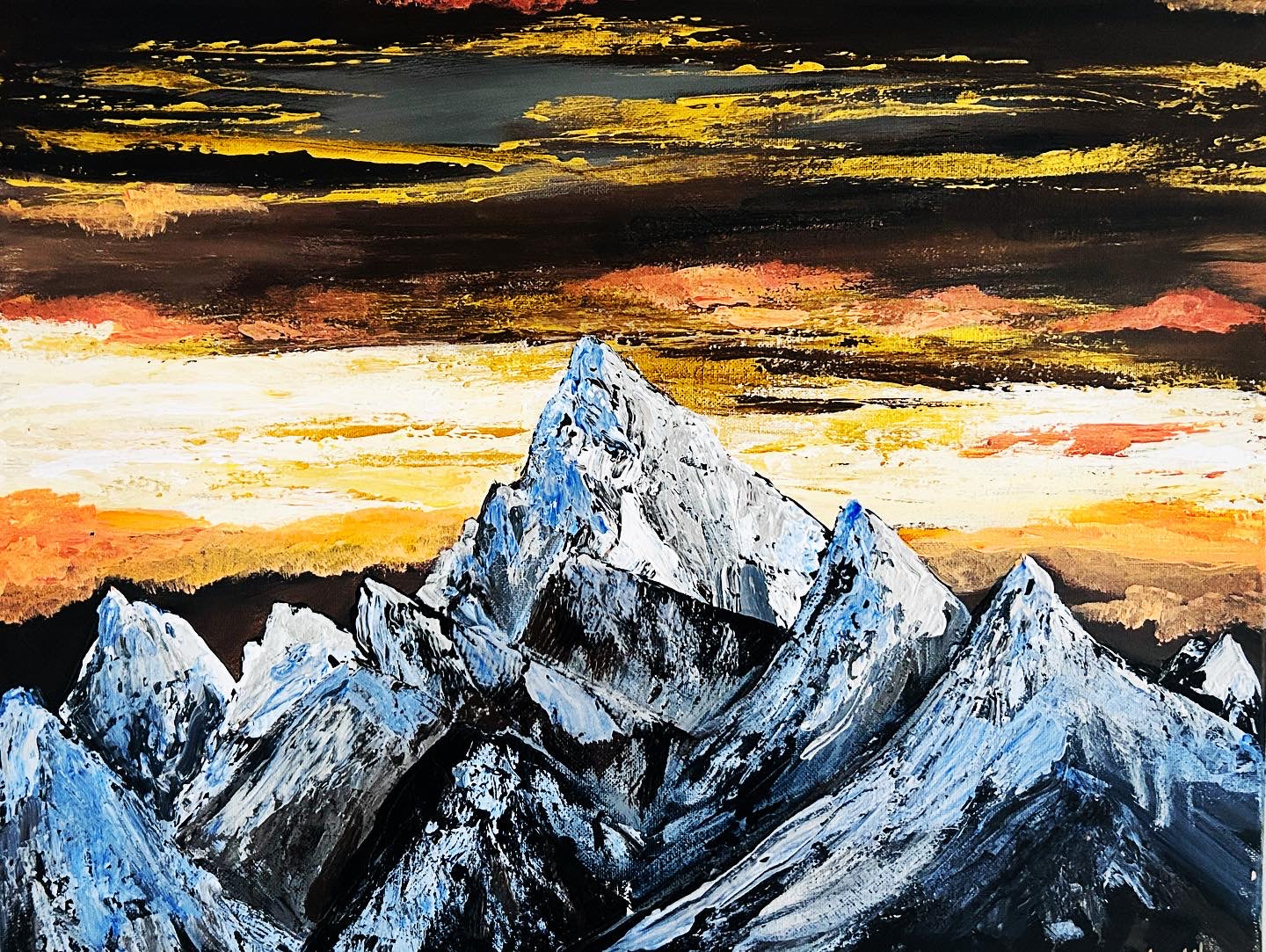 Mount Everest Painting
