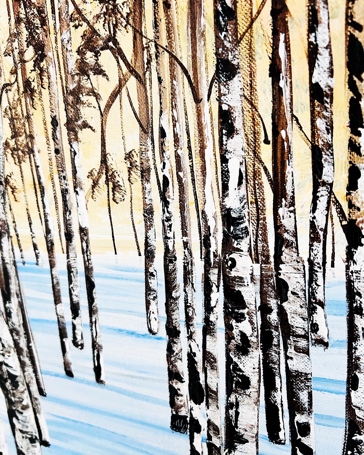 Winter, original painting