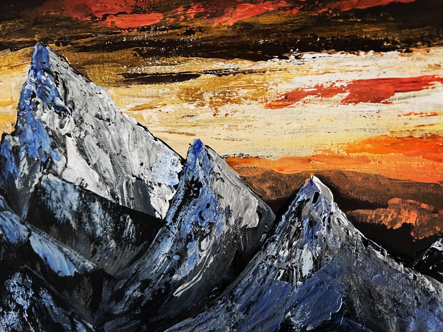 Mount Everest Painting
