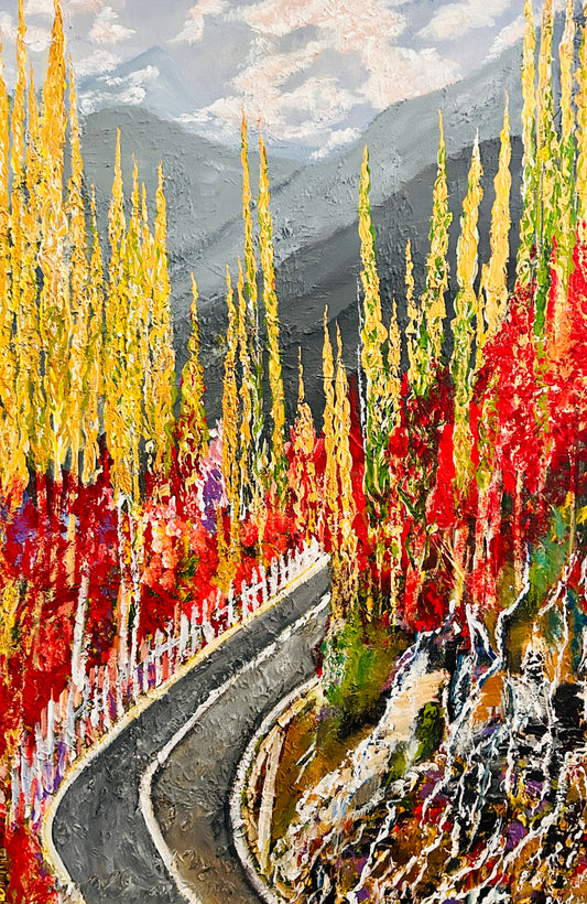 Hunza Valley, 36x24”, original painting