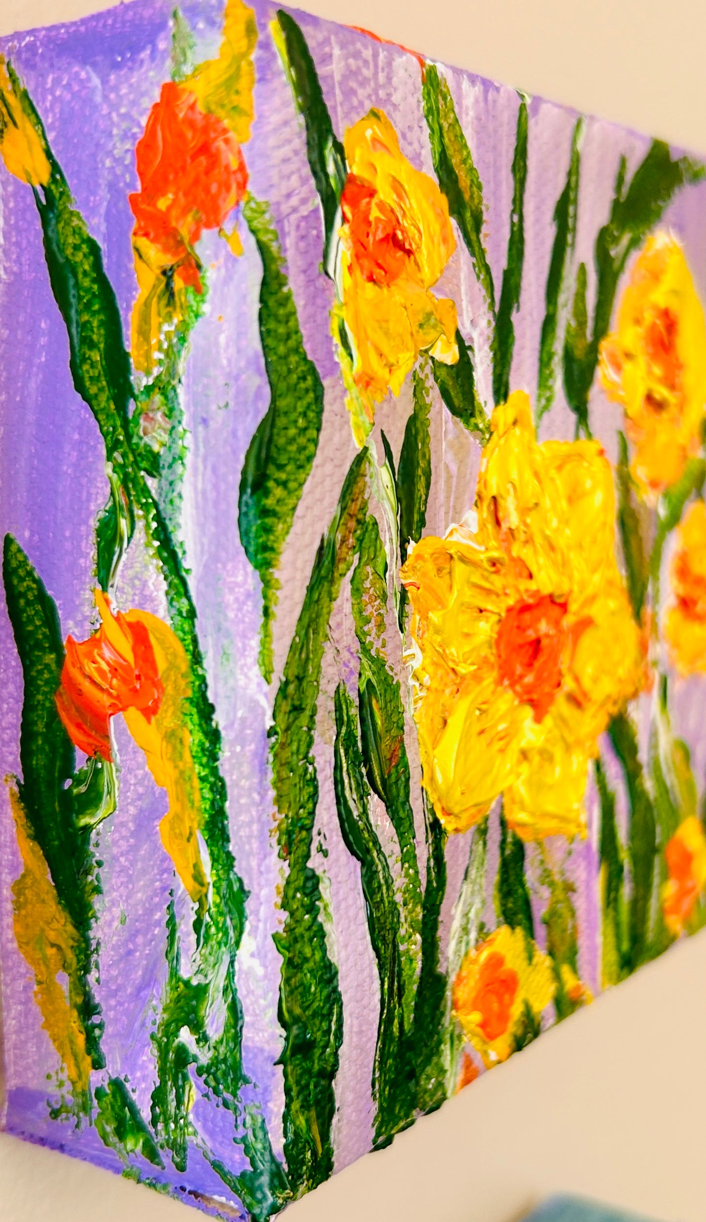 Daffodils, original mini masterpiece