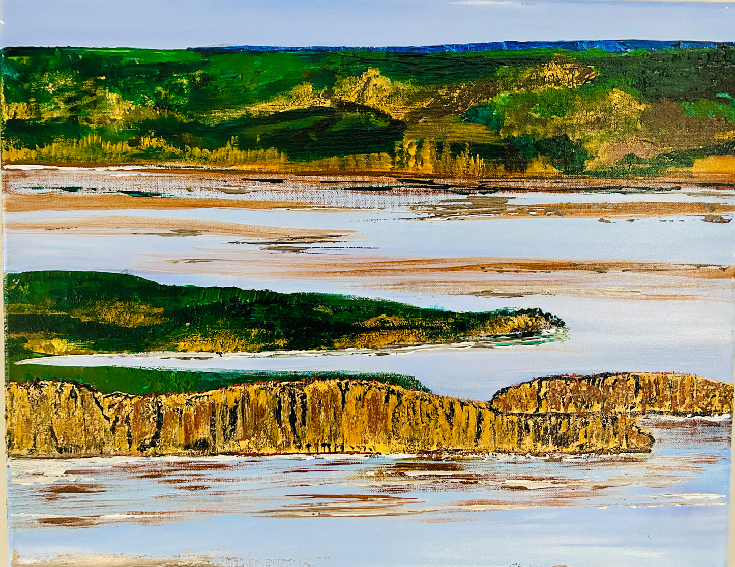 Art for sale, Saskatchewan river