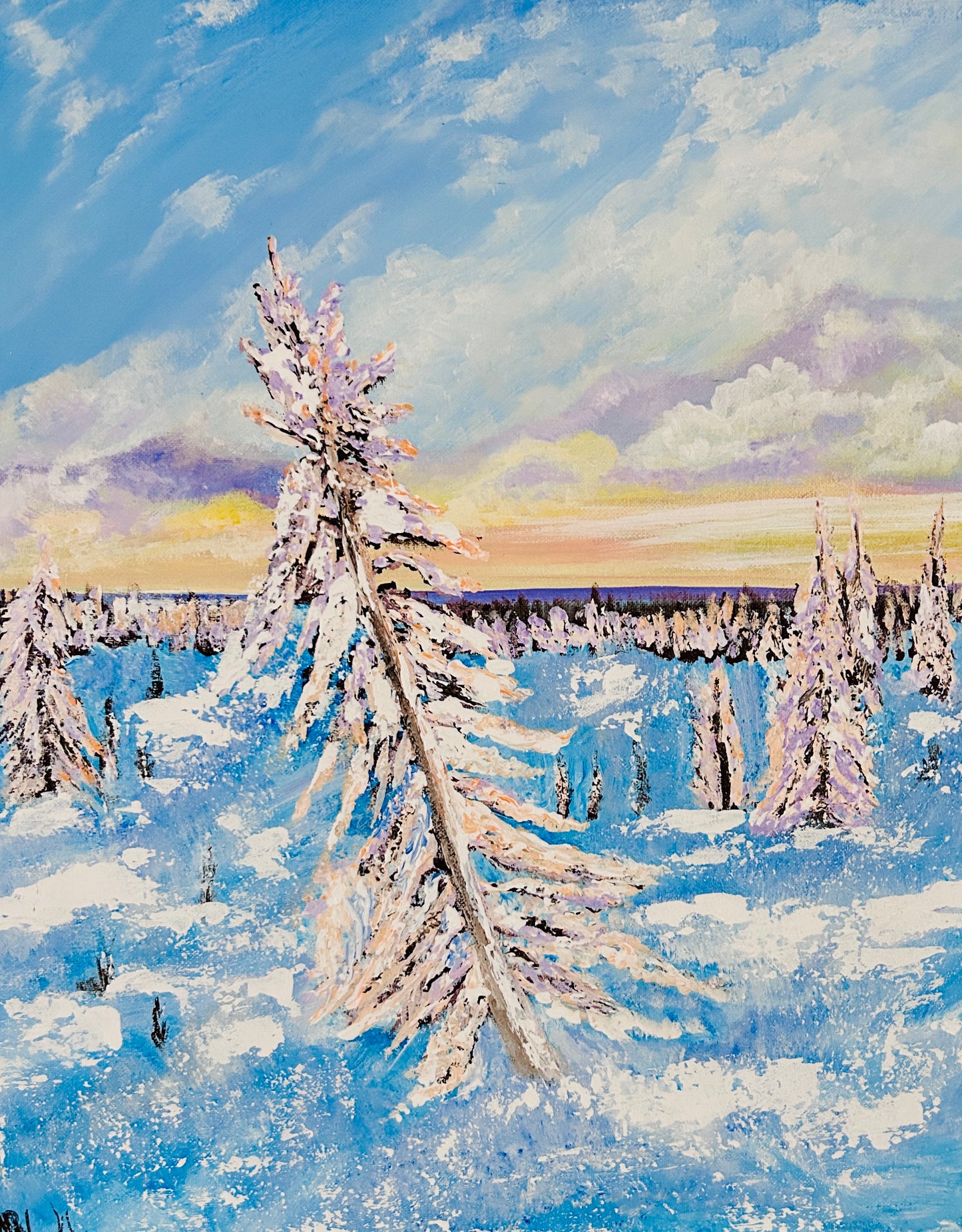 Art for sale, winter beauty