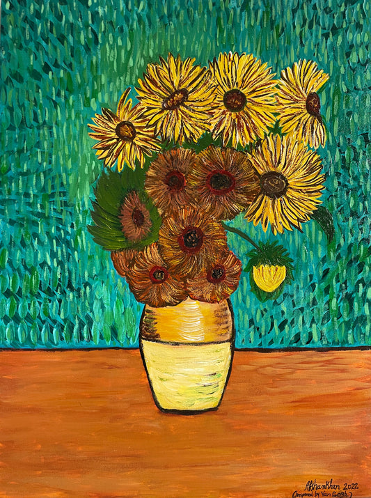 Sunflowers inspired by Van Gogh