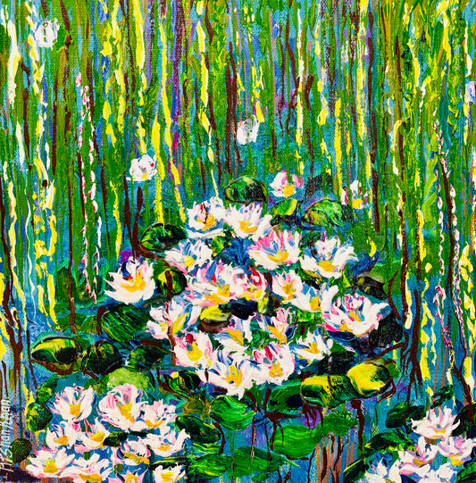 Water Lilies, original artwork