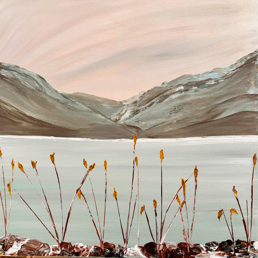 Lake Louise beauty, 16x16” original painting